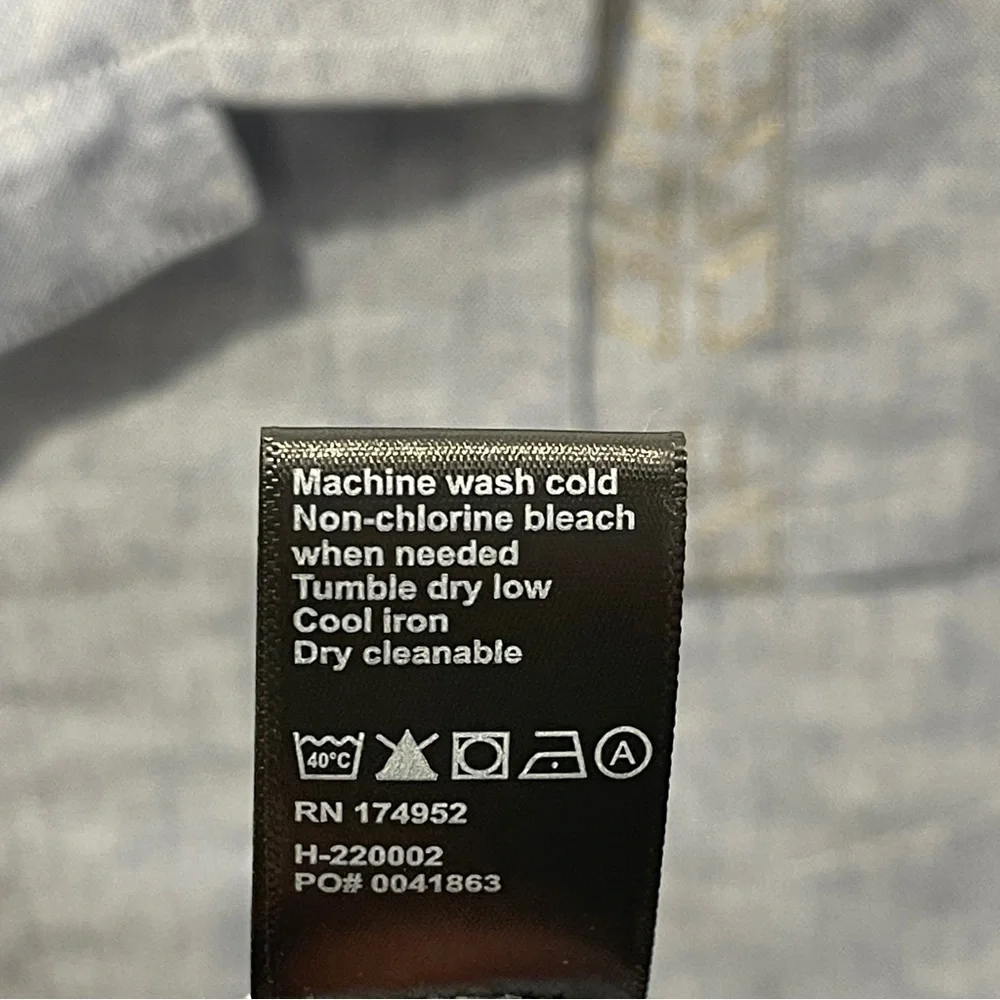 HUCKBERRY X COORS Guayabera Shirt Short Sleeve Blue Western Size Large Brewery - Picture 6 of 9